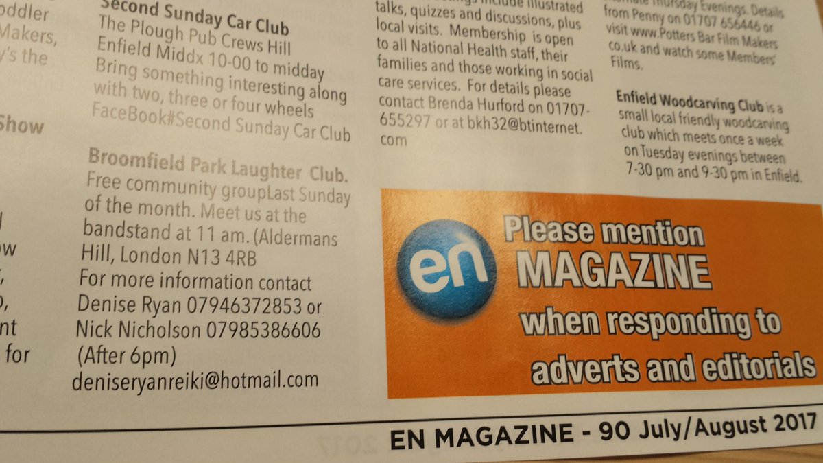 giggleanddrum's tweet photo. We are in the local borough magazines woo hoo. https://t.co/vkbfBEWyXt