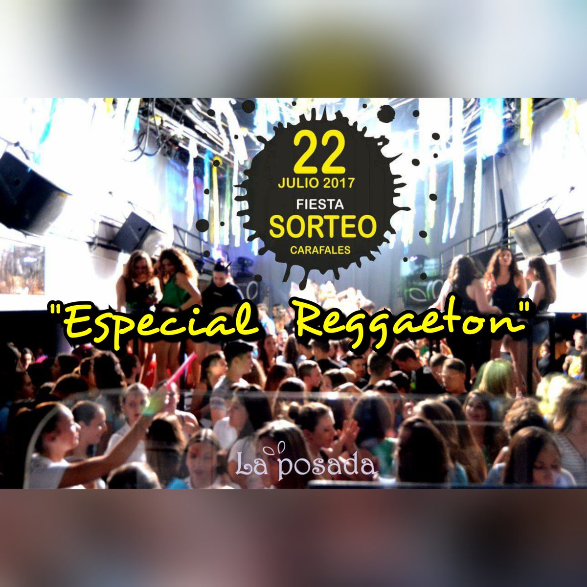 AlbertoLaPosada's tweet photo. Este sábado al finalizar el sorteo sigue la fiesta en @LaPosadaLaVall https://t.co/4lM3IvGunR