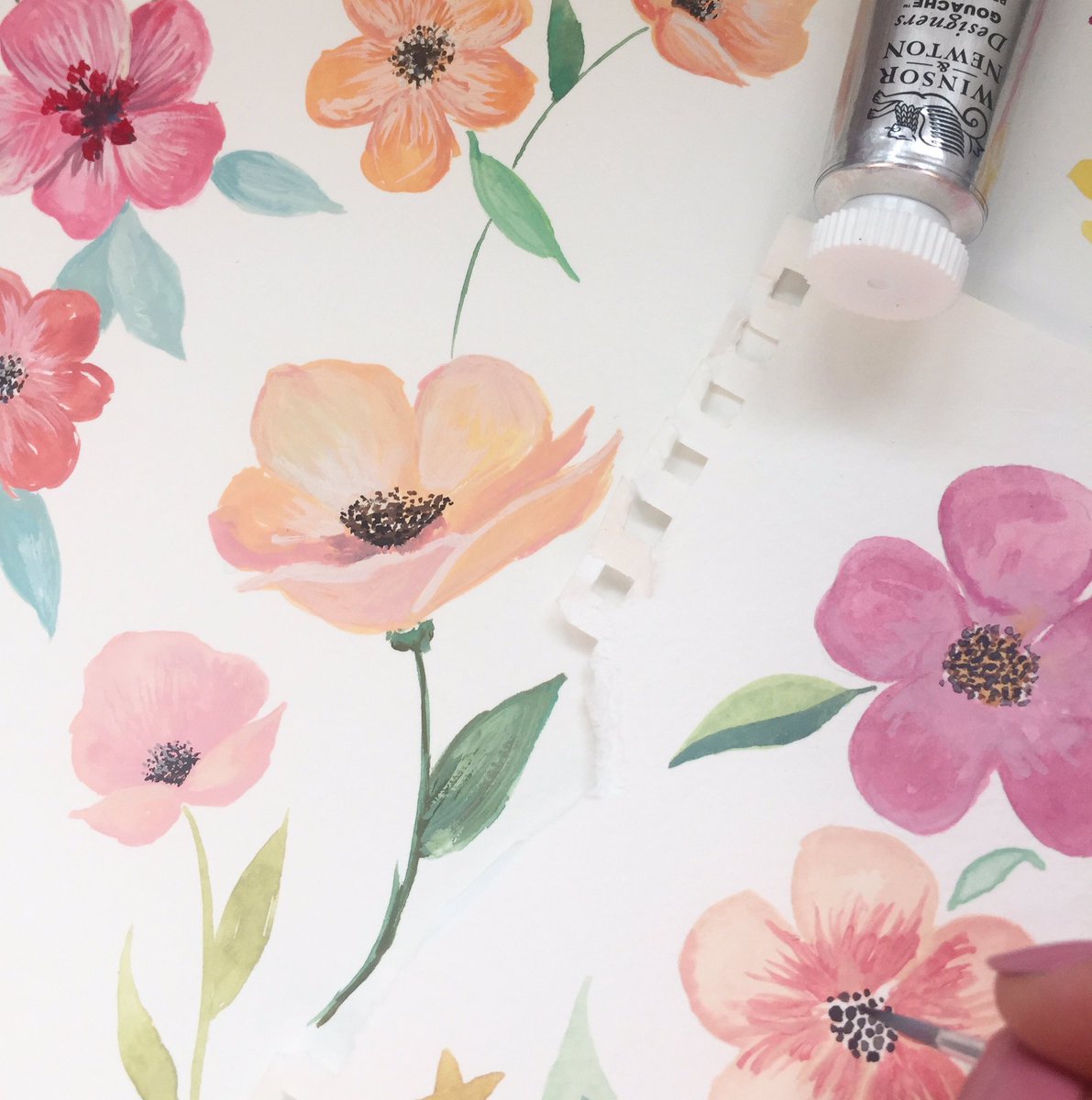 amylouisecards's tweet photo. The designing has begun for my next ranges 🌸🌿🌼 #greetingcards #cards #watercolour #design #creative https://t.co/Y8LWib1nTs