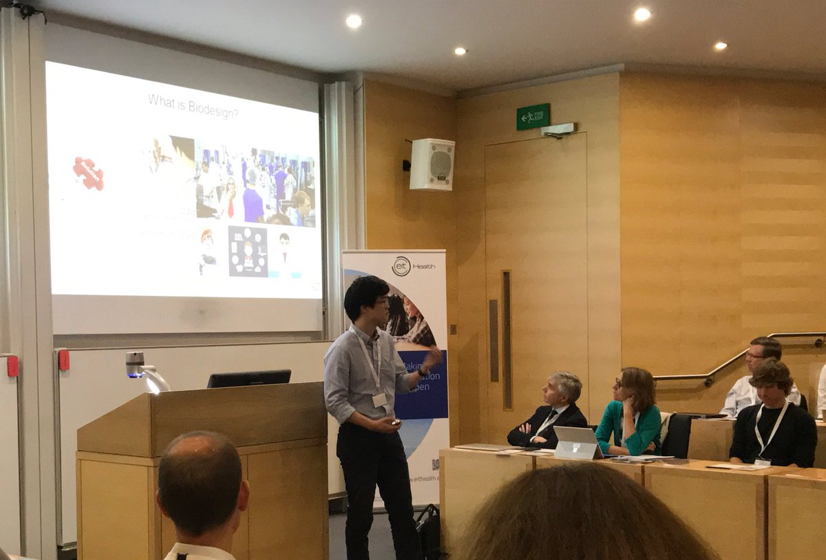 TechnologyFreed's tweet photo. William Do describes his journey through the @OxfordBiodesign programme #eit17 @EITHealth #startedinoxford https://t.co/Gj9fj22f0P