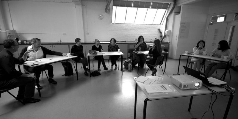 The new cohort of @LCNLondon participants are in the studios today for their first LCN Workout workshop #Holborn