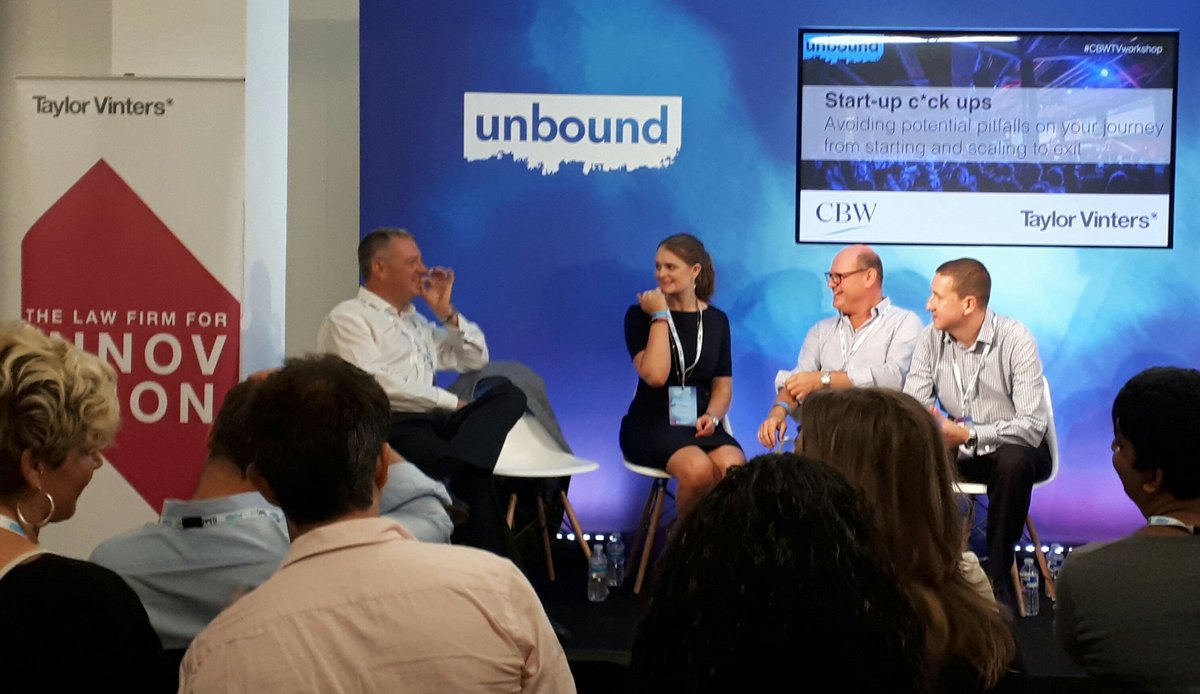 Looking forward to the <a href="/TaylorVinters/">Taylor Vinters (part of the Mishcon de Reya group)</a> and CBW workshop starting now at #unboundLDN, with <a href="/DomHolmes147/">Dom Holmes</a> and <a href="/ClaireGreenTV/">Claire Green</a>