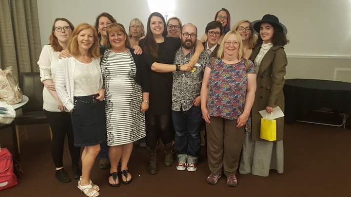 Our fabulous committee, a few members plus the gorgeous &amp; talented @actress_JQuayle &amp; <a href="/SamORourk3/">Samantha O'Rourke</a> and clever ol' <a href="/artistsmakers/">Dan Thompson</a> #Trouble2017