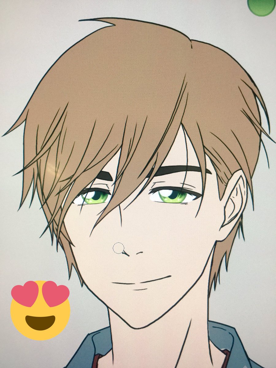 cactusvixn's tweet photo. Drawing of Gabriel was bad and I tried to fix it but just couldn't. So several weeks later I came back to him and it just clicked! #facelift https://t.co/VMepMUEhVS