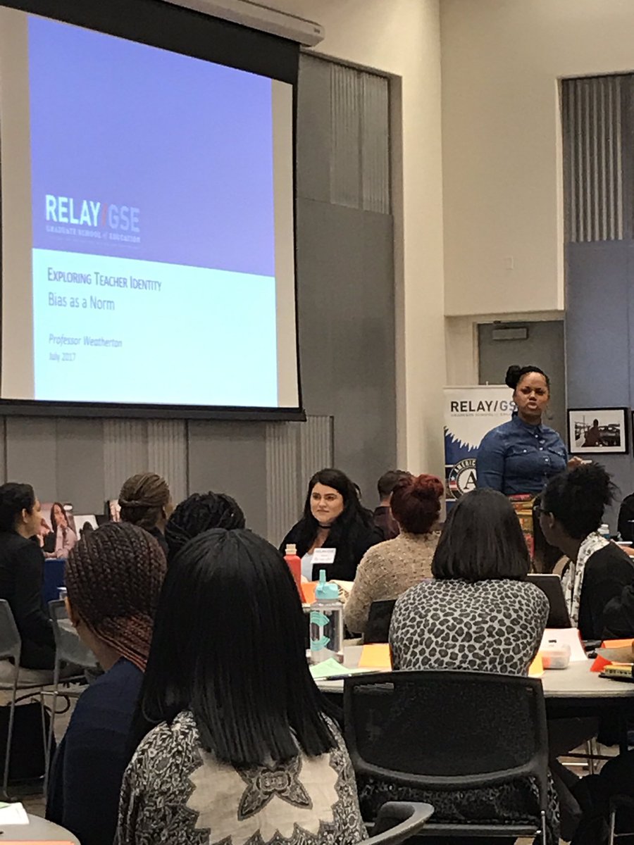 RelayHouston's tweet photo. Exploring Teacher Identity is part of #whoweare @RelayHouston and @RelayGSE #stillirise https://t.co/JAhBBDHBwZ
