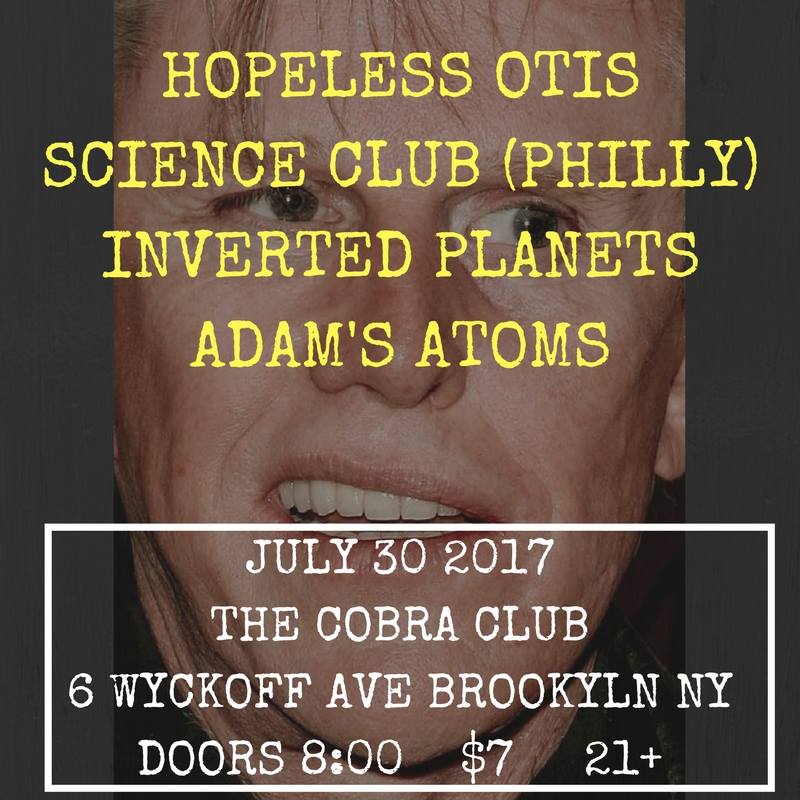InvertedPlanets's tweet photo. fun times at @boweryelectric last Saturday.. Catch us July 30th at @cobraclubbk #invertedplanets #hopelessotis #scienceclub #adamsatoms https://t.co/YBOM0P42Bp