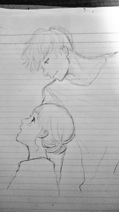 さっきのイラストの続き❤

なにしてんの?からの背面チューで首いてぇー! 