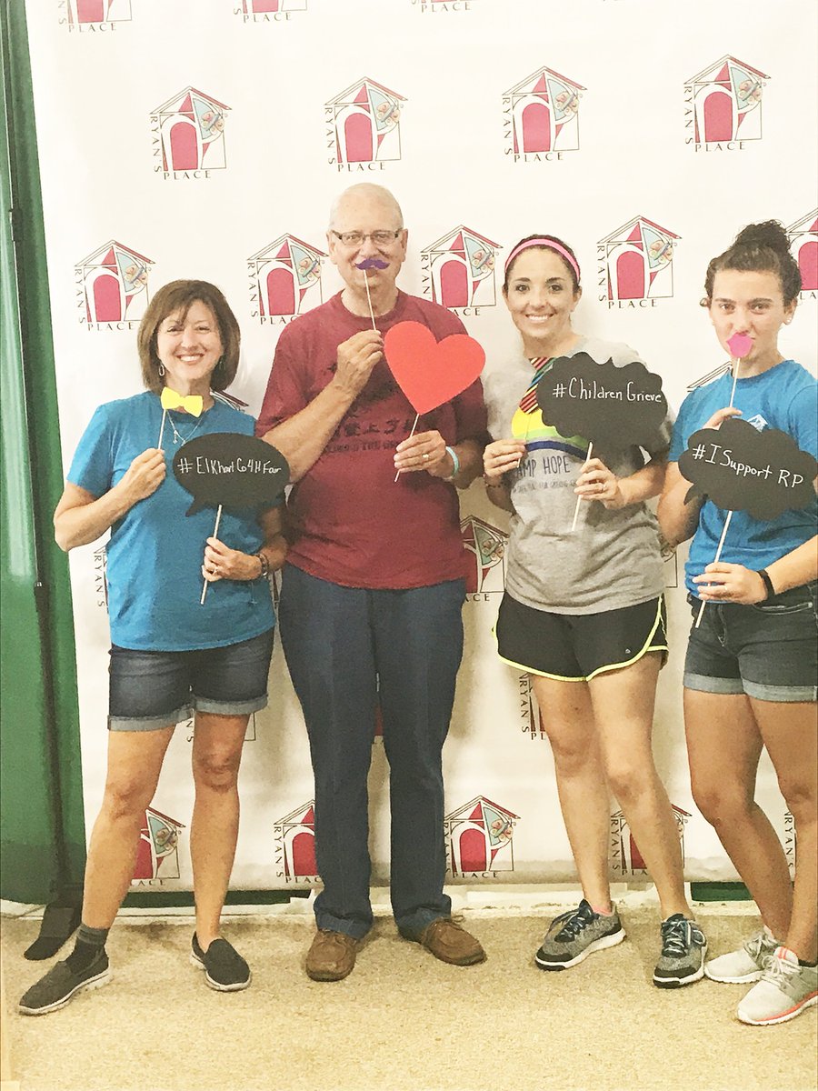 Set up begins today for the <a href="/ElkhartCo4HFair/">Elkhart County 4-H Fair</a>. Having fun with our "photobooth". Stop by &amp; get ur pic @ our booth #ChildrenGrieve #ISupportRP