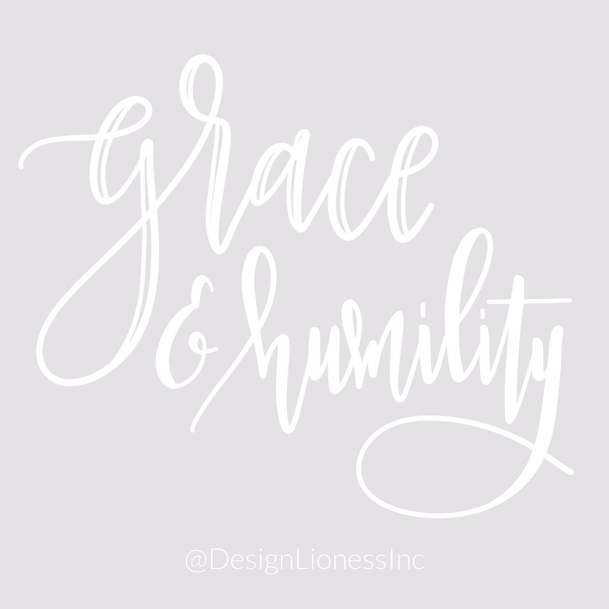 DesignLioness's tweet photo. Remember to have *Grace & Humility*β
#DailyReminder #Grace #StyleMePretty #CalligraphyLover #TypeDesign #iPadLettering #LetteringHisLove https://t.co/2O3pPLUIms
