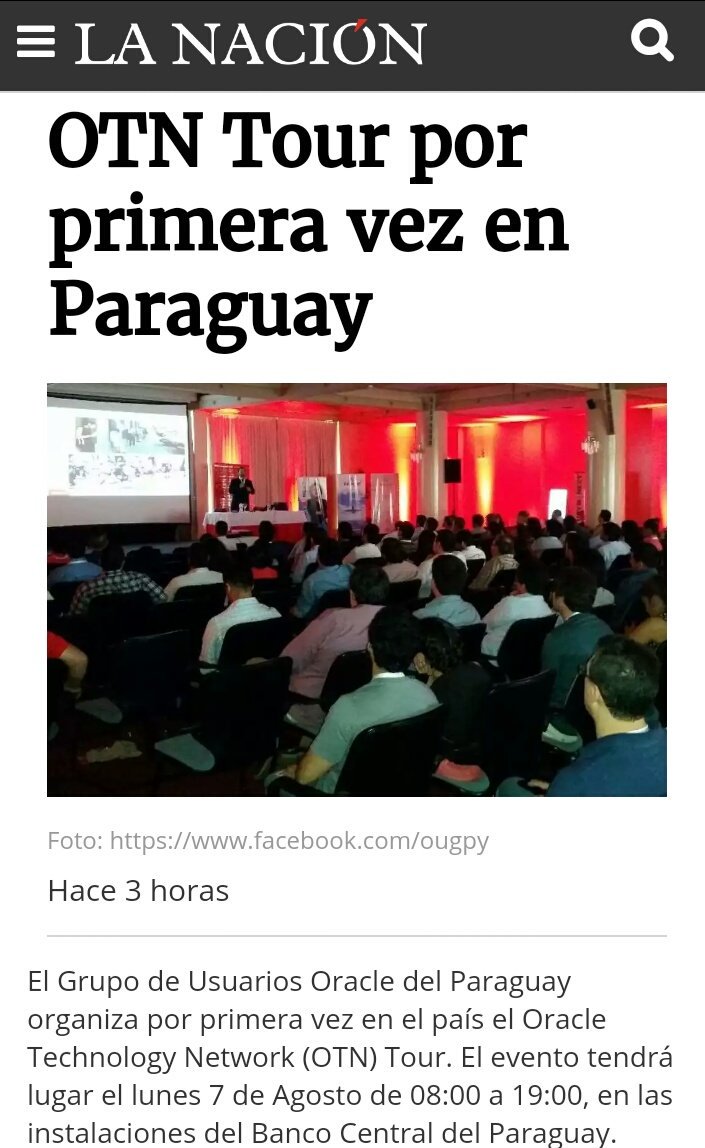 LilianRiveros's tweet photo. Un Oracle #Ace Director es entusiasta de la comunidad, comparte su conocimiento y apoya proactivamente a la misma #OTNtourPy https://t.co/54kkhnO2dG