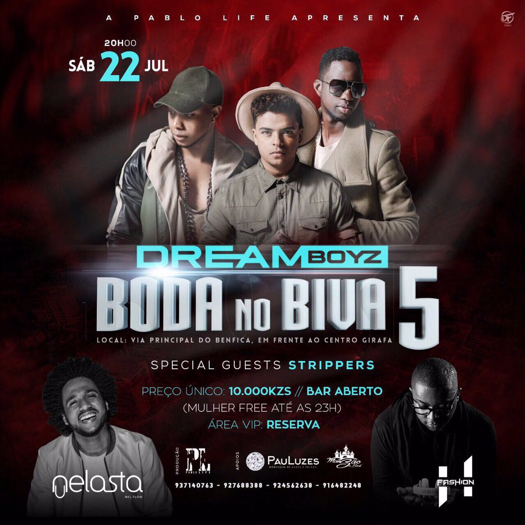 dreamboyzonline's tweet photo. Dia 22 boda no Biva 5 live act @dreamboyzonline dj @nelastanelflow1 e @djhfashion organização #Pablolife https://t.co/cQ1m4gLJNf