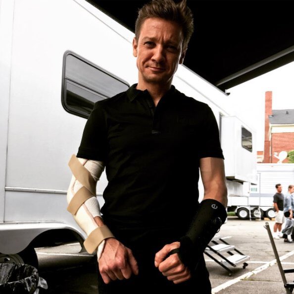 Even when he's banged up, my husband is still the most beautiful creature on the face of the earth. Love you baby <a href="/Aww_Coffee_N0/">Clint Barton-Barnes</a>
