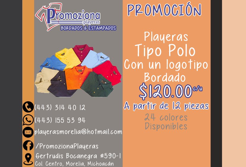 Promoziona's tweet photo. #serigrafia #playeras #gorras #uniformes #sublimado #diseño #logos #sudaderas #camisas #ventas #tipopolo #tshirts #chalecos #bordados https://t.co/7GBZRGU7kw