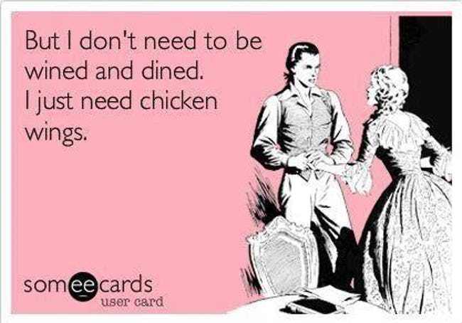 BasicallyHowTo's tweet photo. Public service announcement!! I have learned that if you don't like #chickenwings, you may be a descendant of Hitler... https://t.co/YFjCFL3W4m
