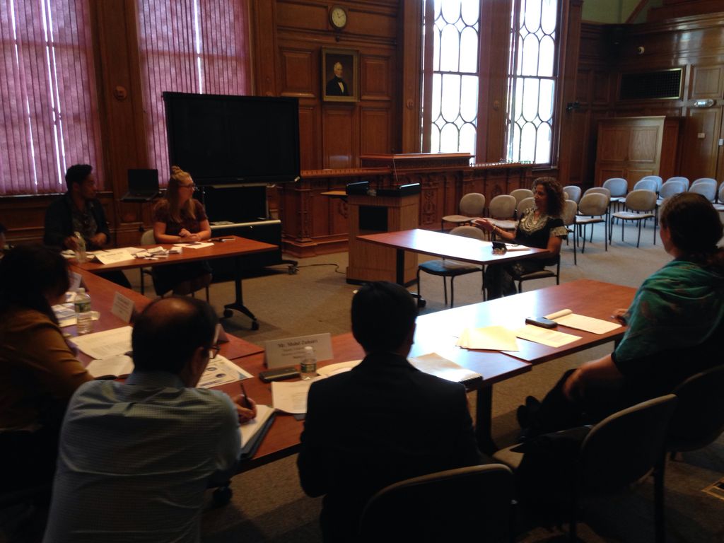 IntCentWorc's tweet image. Our next meeting of the day is with Ms. Sarai Rivera who is Worcester District 4 Councilor. She is an advocate for public health in the city