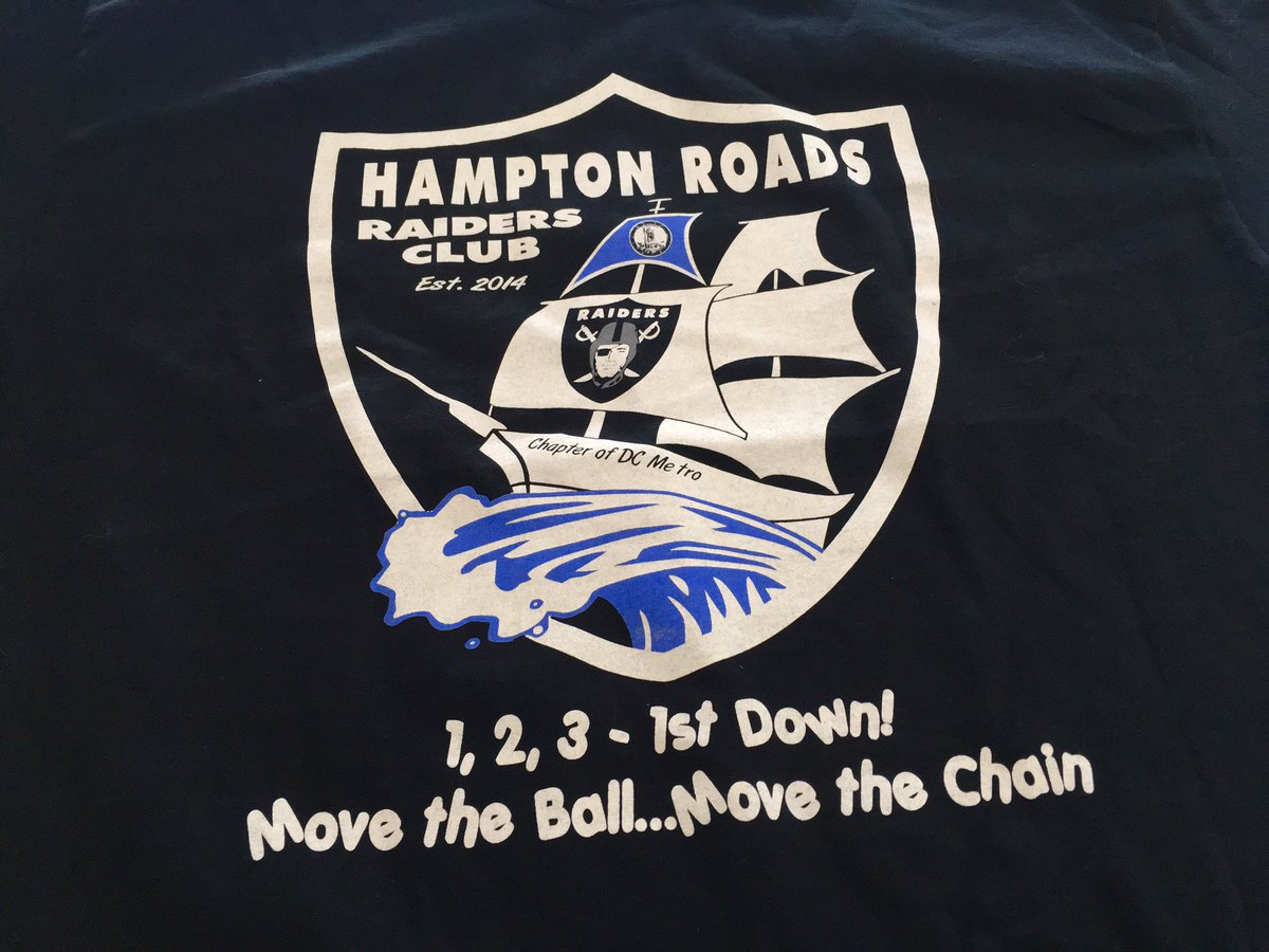 RaiderLifePOD's tweet photo. Stylin' &amp; Profilin' in my new @HR_RaidersClub Booster Tee!! Man is this a beauty or WHAT!? Hit @HR_RaidersClub to get yours! Pumped 4 DC!⛵️🏴 https://t.co/f4kdO7LCYX