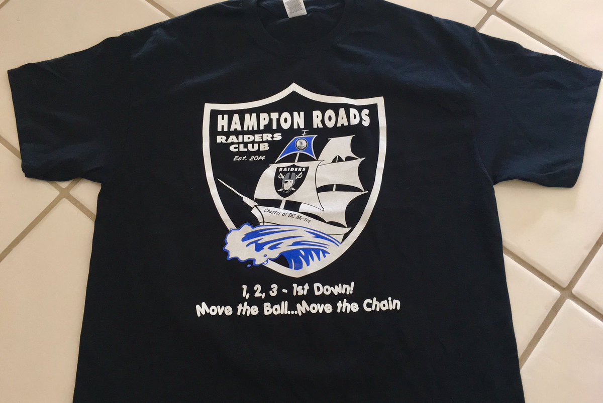 RaiderLifePOD's tweet photo. Stylin' &amp; Profilin' in my new @HR_RaidersClub Booster Tee!! Man is this a beauty or WHAT!? Hit @HR_RaidersClub to get yours! Pumped 4 DC!⛵️🏴 https://t.co/f4kdO7LCYX