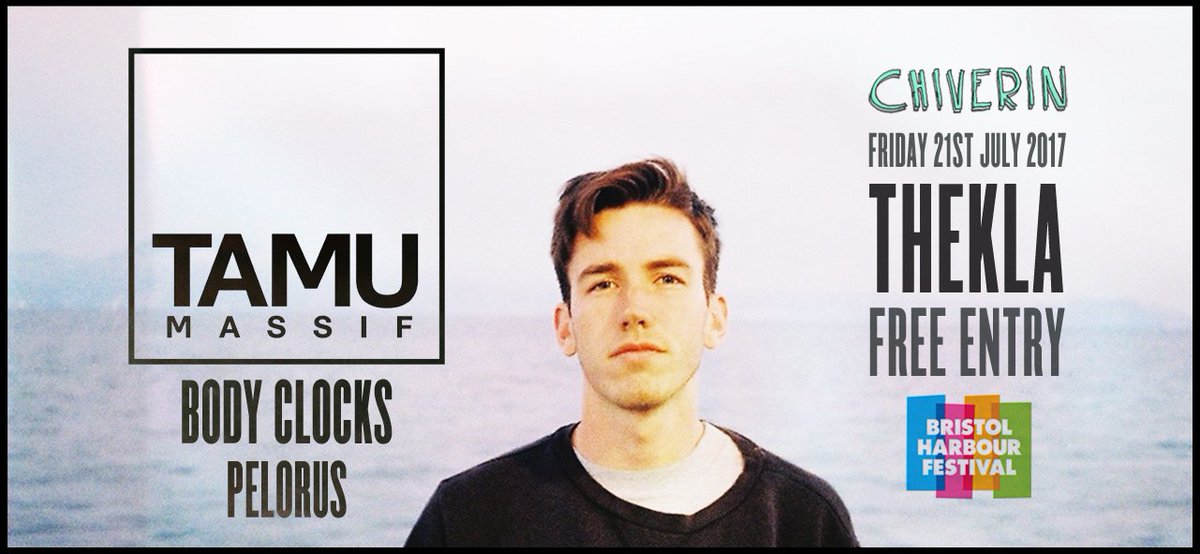 Chiverin_'s tweet photo. Catch @tmassif with support from @bdyclcks &amp; @soundsofpelorus at @theklabristol this Friday. FREE ENTRY!! https://t.co/hKk9QCBX0C https://t.co/GC89bLJeBb