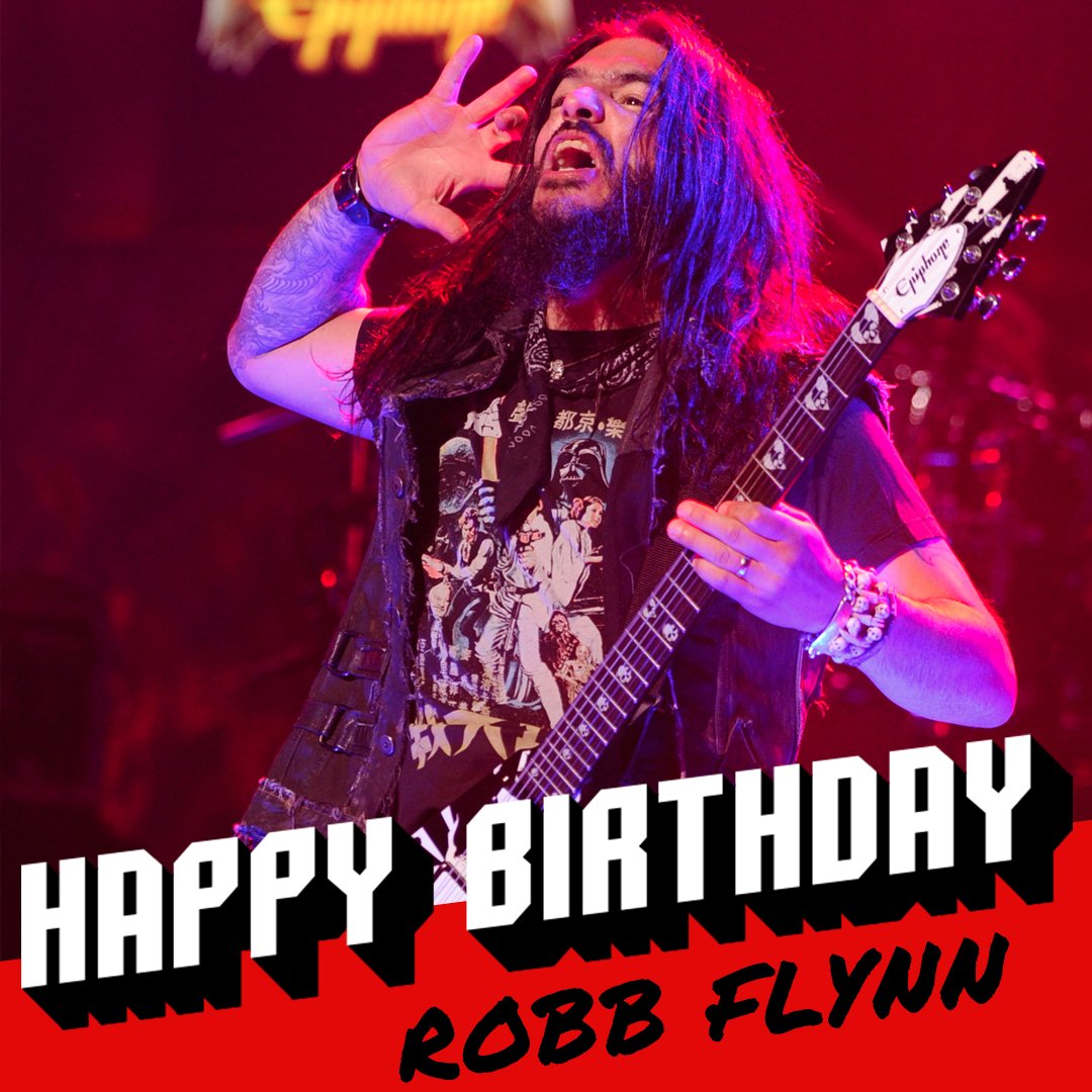 Loudwire: Happy 50th birthday to MfnH\s TheGeneralMH (Robb Flynn)! 
