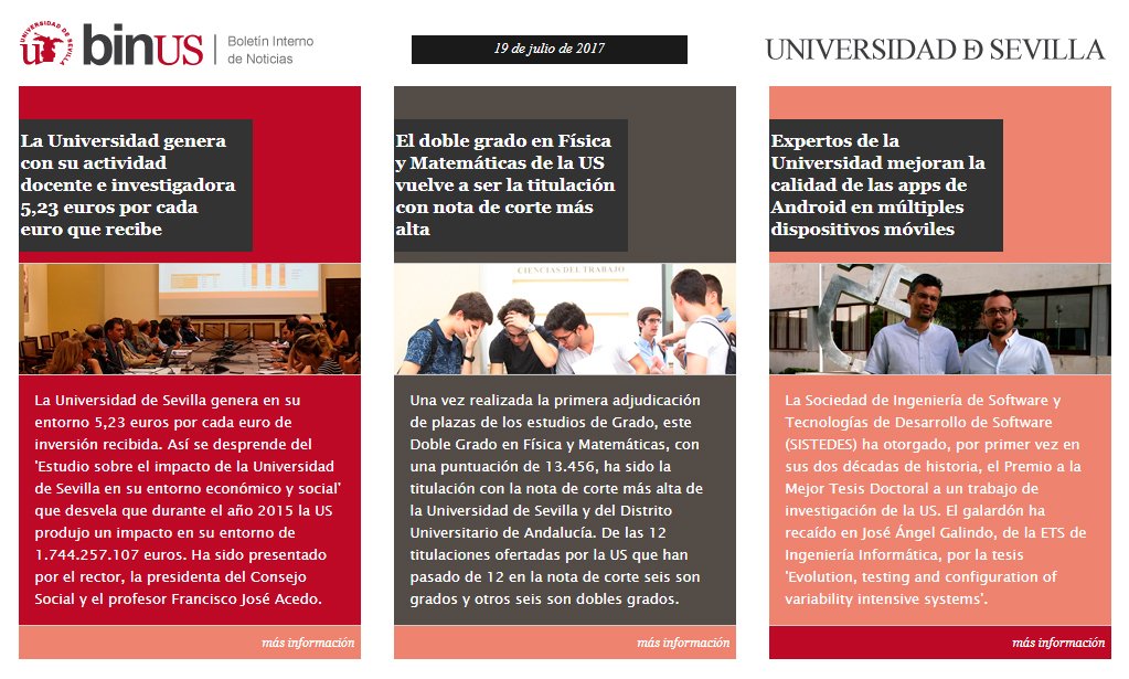 Universidad Sevilla On Twitter Penultimo Boletin De Noticias