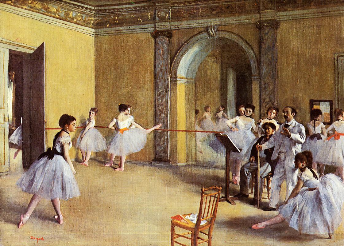 Edgar Degas (born July 19, 1834) was a French artist famous for his paintings, sculptures, prints, and drawings.