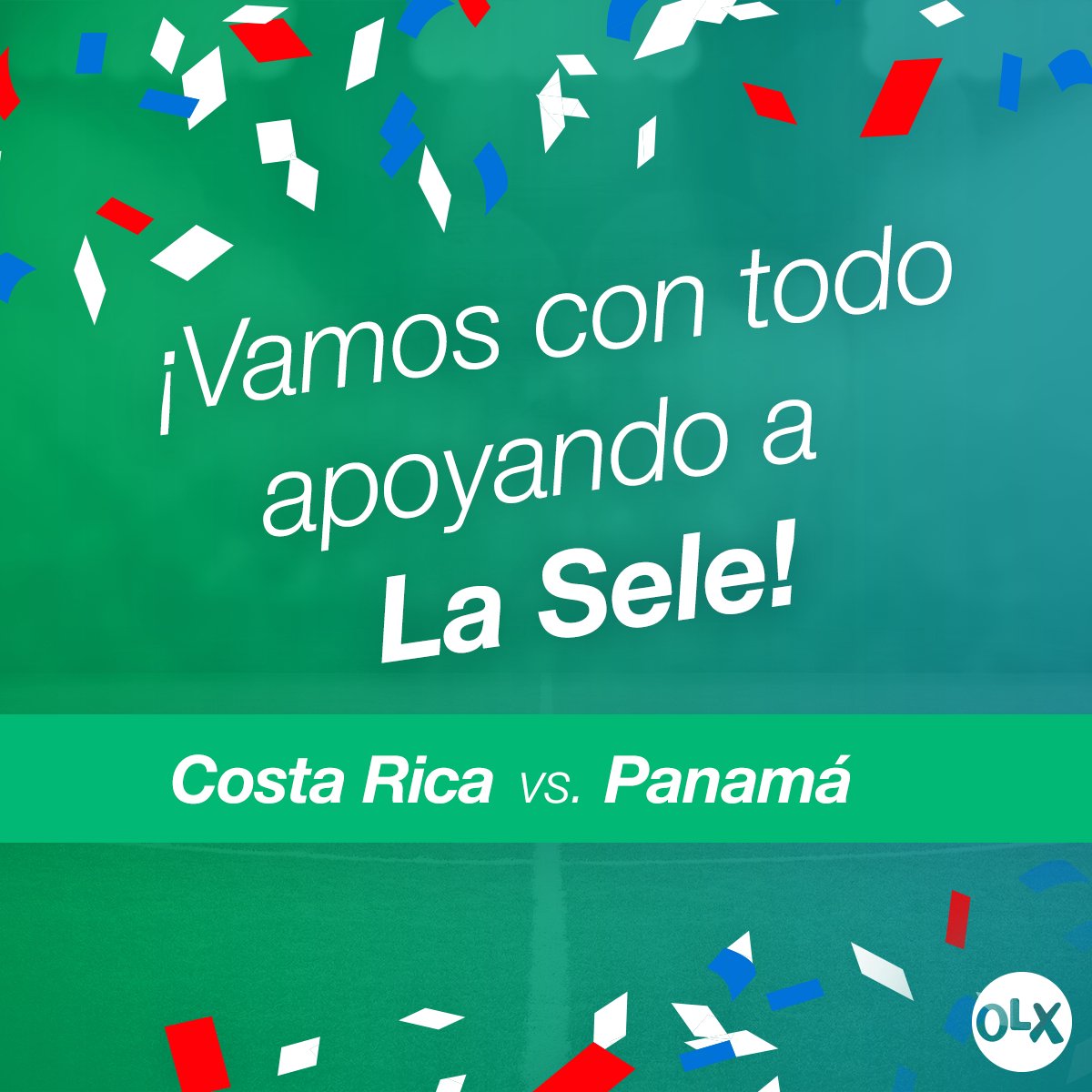 🇨🇷¿Quién quiere a #LaSele en semis?🇨🇷 ¡ 📣HOY juega Costa Rica Mae, vamos con todo! #VamosTicos #PuraVida #CopadeOro2017 #OLXCR