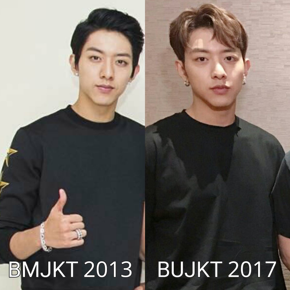 KosaLL's tweet photo. CNBLUE in Jakarta 2013 vs 2017 ~ 😁😁 https://t.co/V7dj8PY631