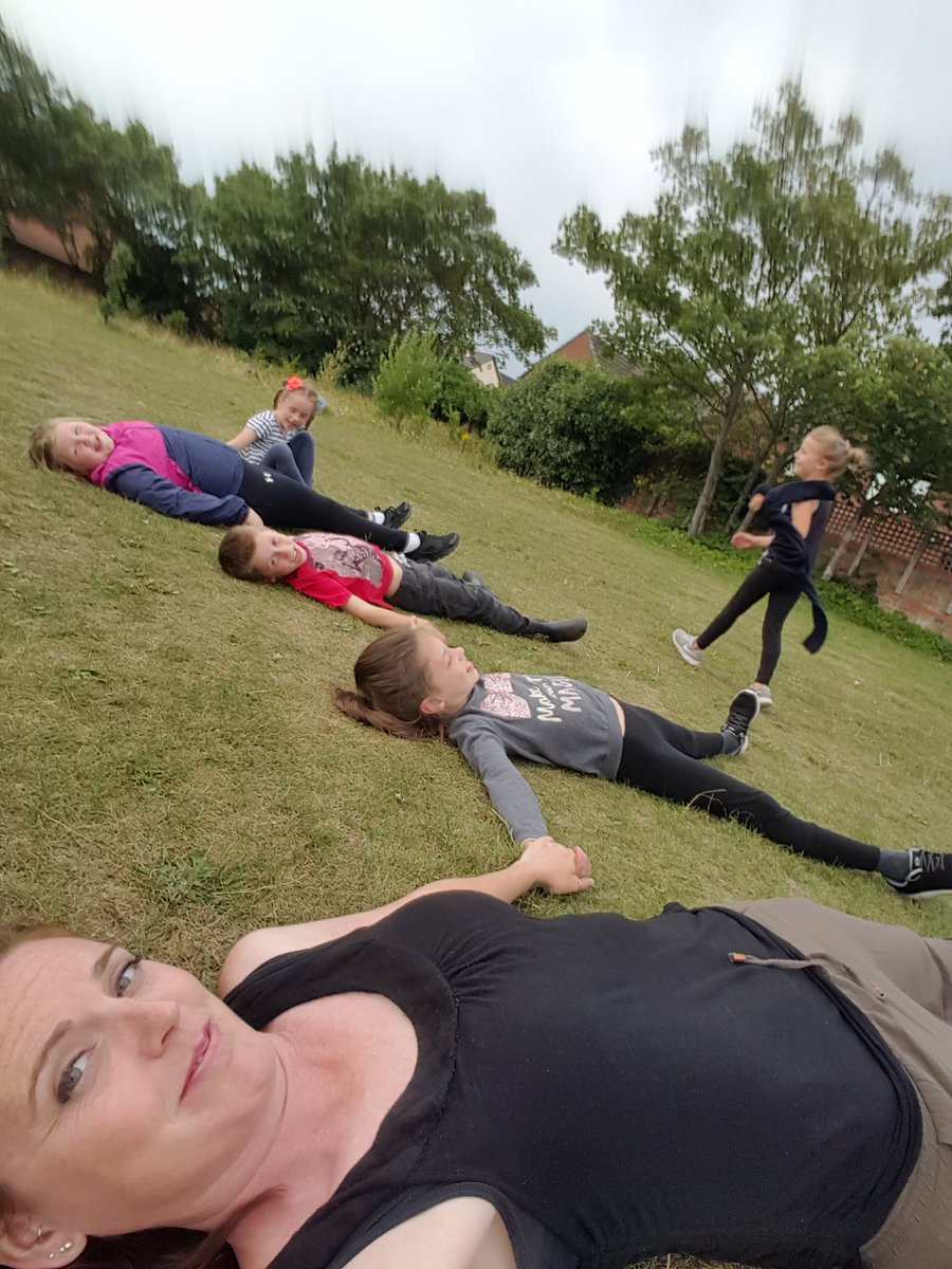 GreenTimeFS's tweet photo. Preparing to make "Rain Art" by making shapes on the ground before the storm starts &amp; a bit of rain dancing!! @ursulineprimary https://t.co/IGgj1RZabG
