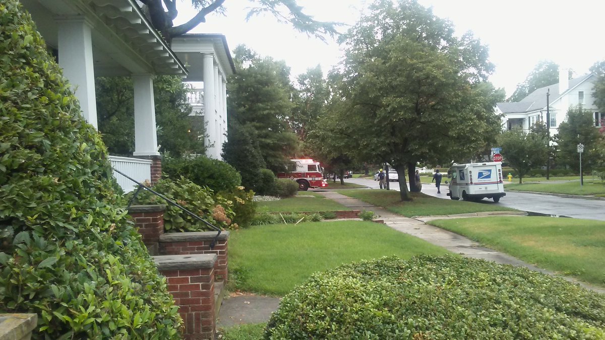 JohnPInc's tweet photo. More photos from yesterday's sudden thunderstorm. #Lightning strike aftermath. Norfolk Fire Department to the rescue
@WTKR3 @norfolkfireresc https://t.co/bKna3foJyg