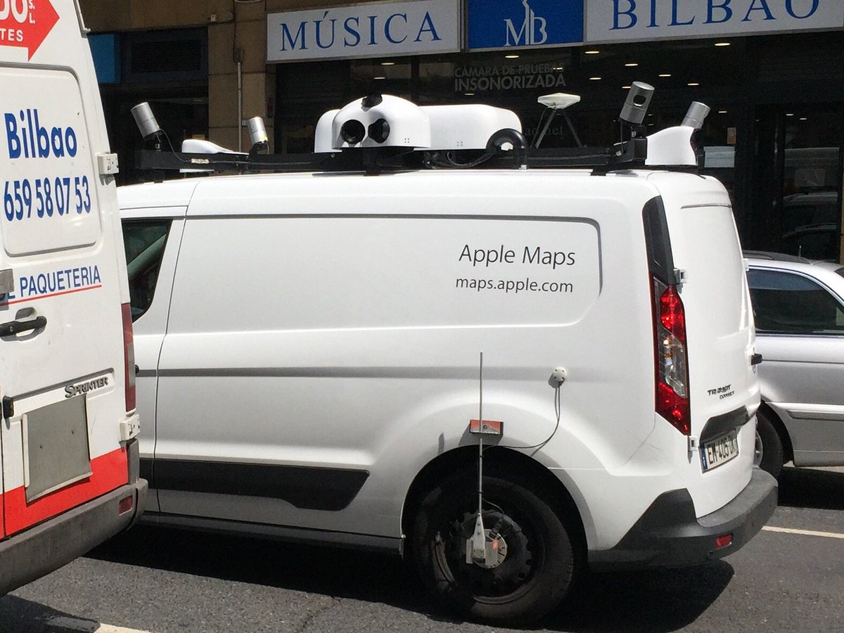 Rotulistas's tweet photo. Parece que @apple va a actualizar los mapas de #Bilbao pronto. El coche de #applemaps esta tomando datos. https://t.co/qmzxvnT9Dj