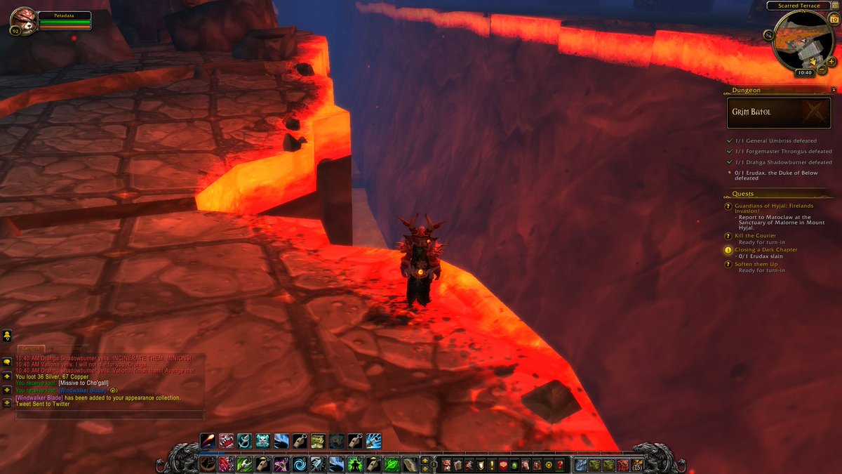 drrgr_official's tweet photo. Check out my screenshot from World of #Warcraft! "I wish you would step back from that ledge my friend." #GrimBatol https://t.co/f8xhLHdT0X