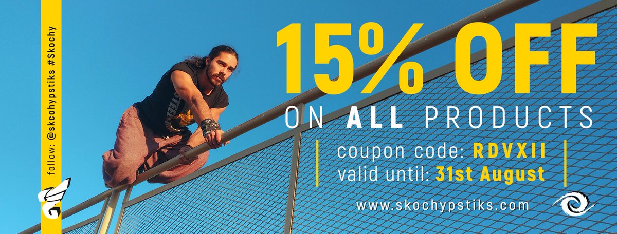 PKGenerations's tweet photo. Grab 15% off all @SKOCHYPSTIKS clothing with #RDVXII event code now! Meet Skochy founder @sevo_sasa at the event... https://t.co/1R6UQvNYw2 https://t.co/rTPiAyJTO0
