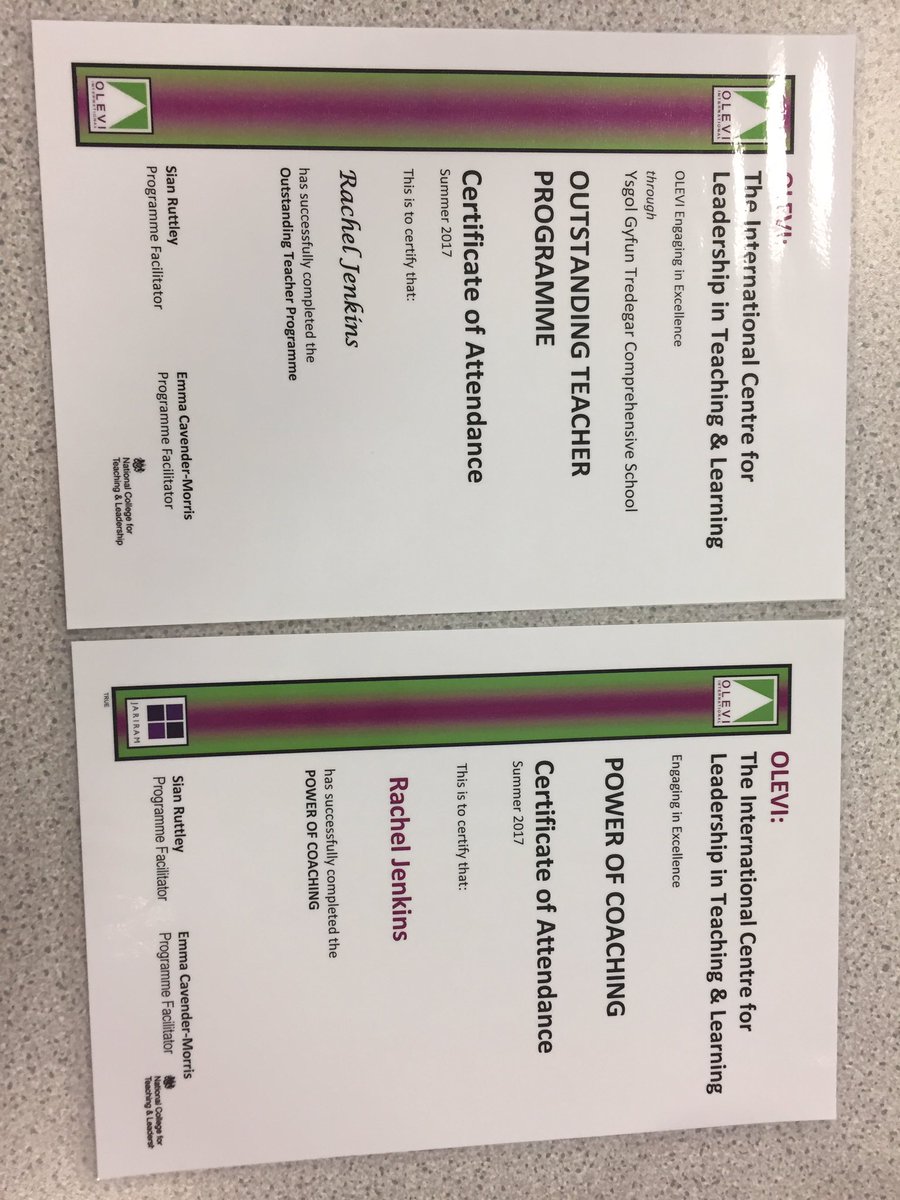 AbersychPerform's tweet photo. Three more teacher's successfully completing the 'OTP' course #outstandingteacherprogramme @Abersychansch https://t.co/geFQ40rycT