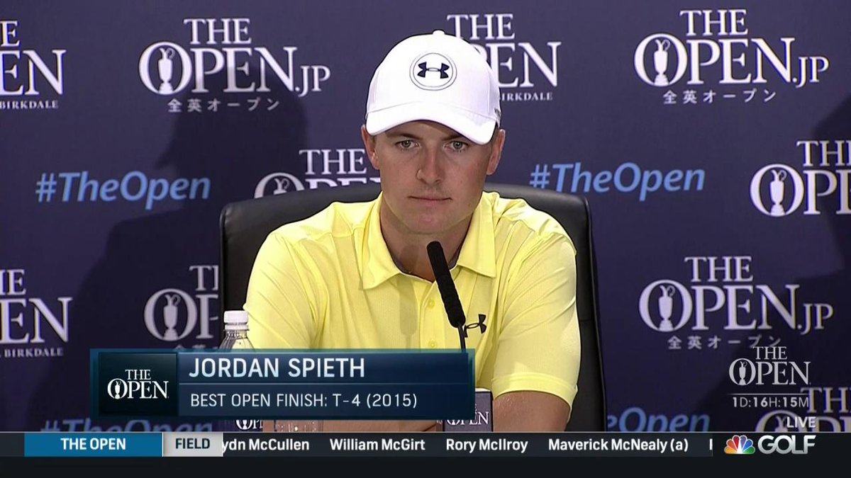 GolfCentral's tweet photo. Spieth: 'Don't get your hopes up' for another player to have a Tiger-like dominance.

https://t.co/YUrsnwaNMG https://t.co/jlv6WUxwYU