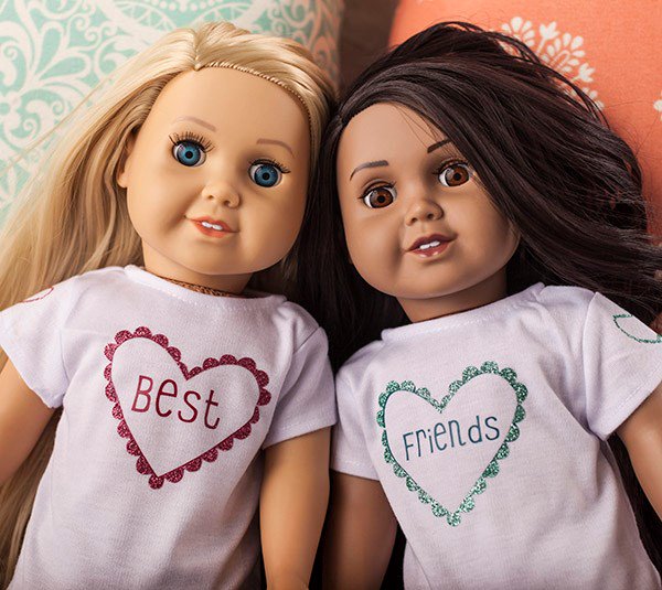 CricutUK's tweet photo. 👭 It's not just your kid's clothes you can #UpCraft. Help give a personal touch to their favourite toys: https://t.co/nwQEbT6cYJ #KidsCraft https://t.co/3DMbFUqsWi