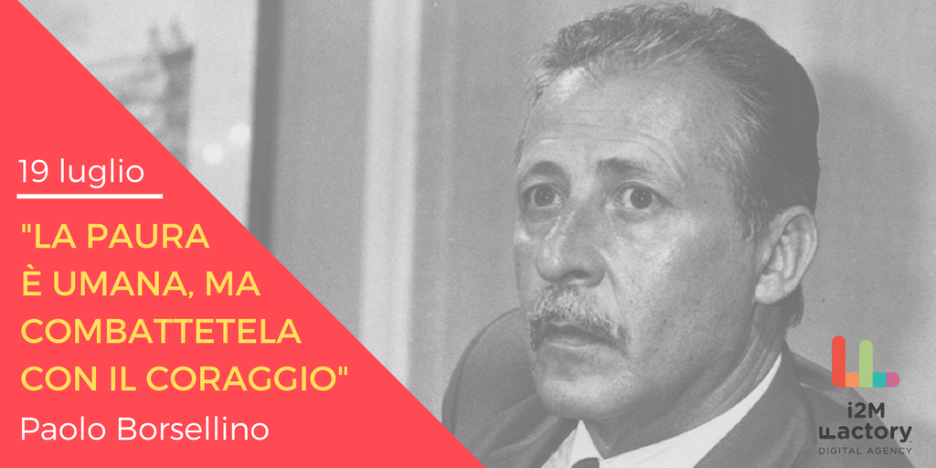 E' nelle azioni quotidiane e nell'etica di lavoro che si onora la memoria di chi ha provato a lasciarci un'Italia migliore. #Borsellino