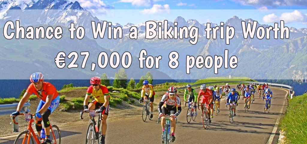 TravelsEuro's tweet photo. Win a luxury biking vacation in the Dolomites for eight people worth €27,000 https://t.co/t3qIE9aJKn https://t.co/oYyjFt0vIb