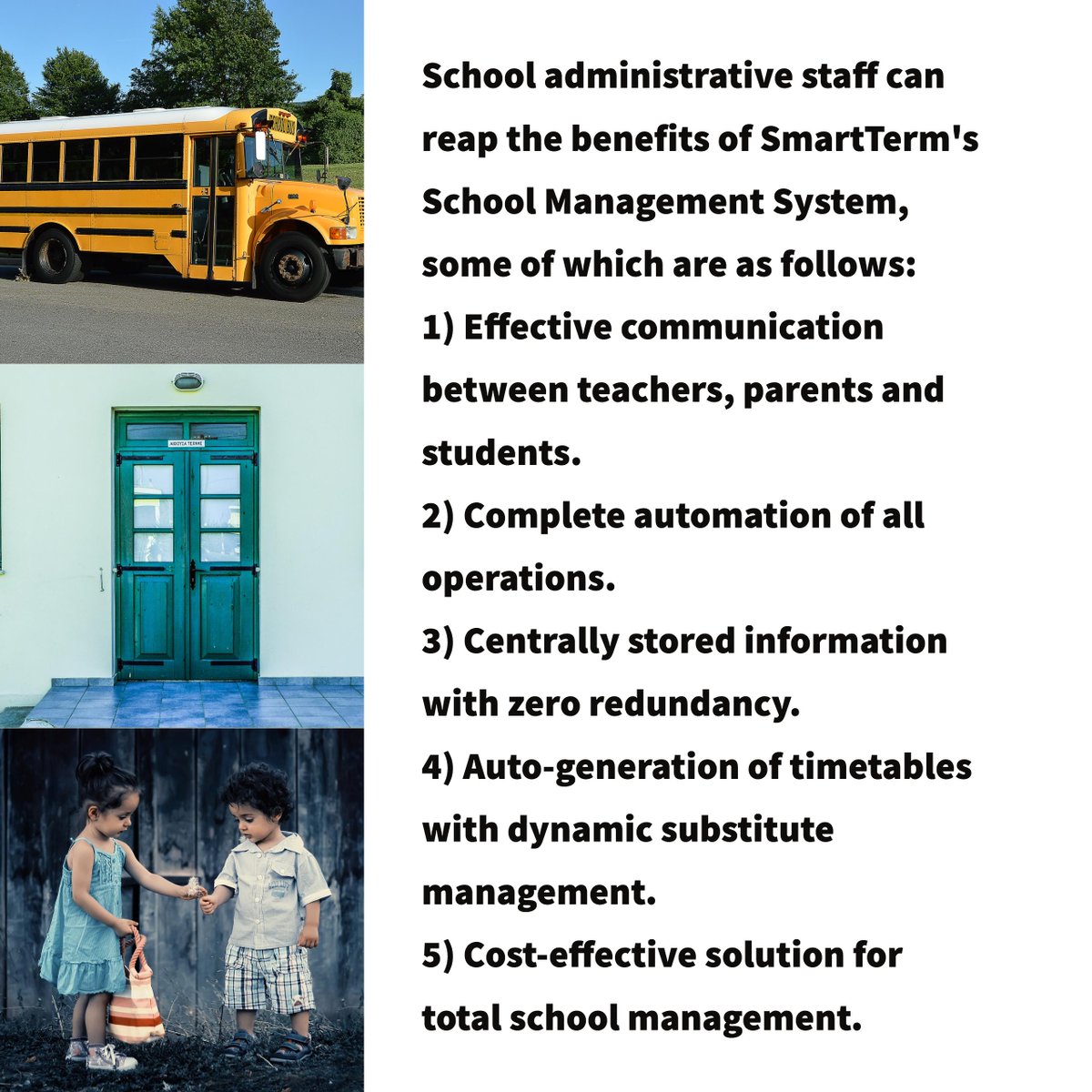smarttermlms's tweet photo. #SmartTerm will streamline schools' academic and administrative processes through its school &amp; learning management platform. #edtech #edchat https://t.co/KZ5qoKSImx