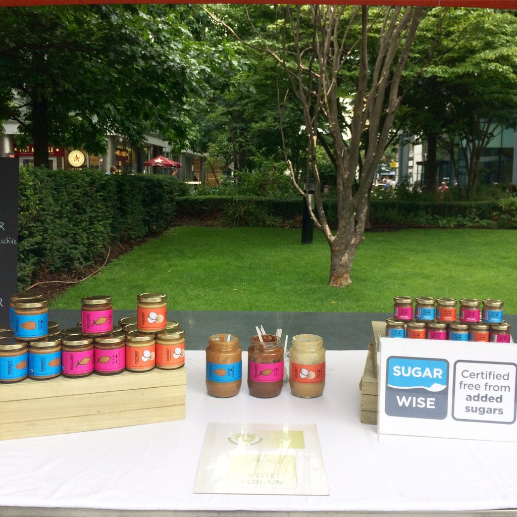 nutblend's tweet photo. #Lunchtime pick me up? Yes please! Come and find us at Bishops Square Market Spitalfields! #nutbutter #filledwithfeelgood https://t.co/NuckGNmByx
