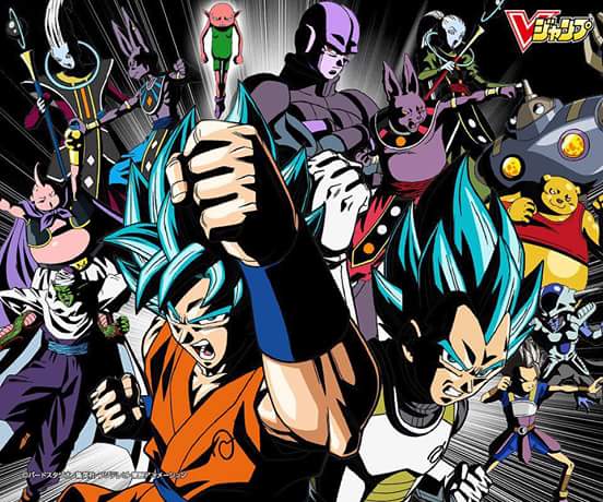 しんでしまうとはなさけない No 4 孫悟空超サイヤ人ブルー ベジータ超サイヤ人ブルー ピッコロ 魔人ブウ 善 ウイス モナカ ビルス キャベ マゲッタ ポタモ ヒット シャンパ フロスト ヴァドス