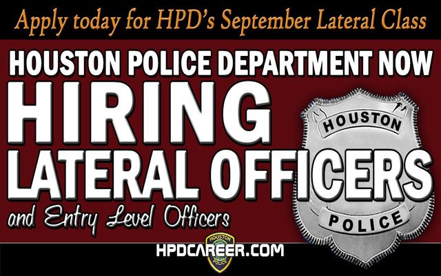 hpdcareer's tweet photo. #HPDCareer #HiringOurHeroes #HPDRecruiting #HoustonPolice #Houston #NowHiring #LateralOfficers #Jobs #Police #PoliceOfficers https://t.co/HxljQWcQQy