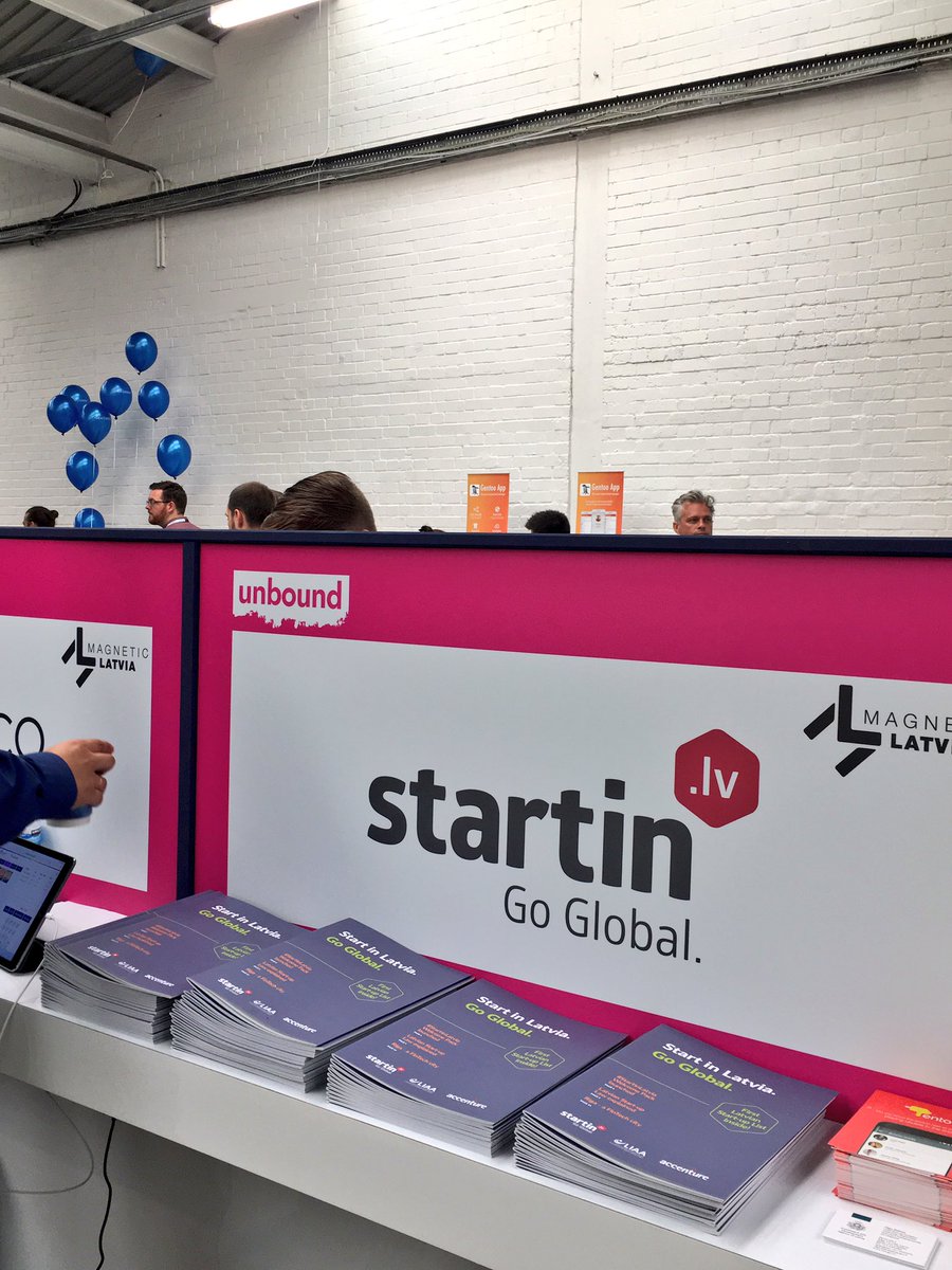 LIAA_uk's tweet photo. Day 1 @unboundglobal London! Come &amp; say 👋🏽 to Latvian 🇱🇻 startups stands 56-60 / 70-74 #unboundLDN #startinlatvia https://t.co/JXrgRWV7gu