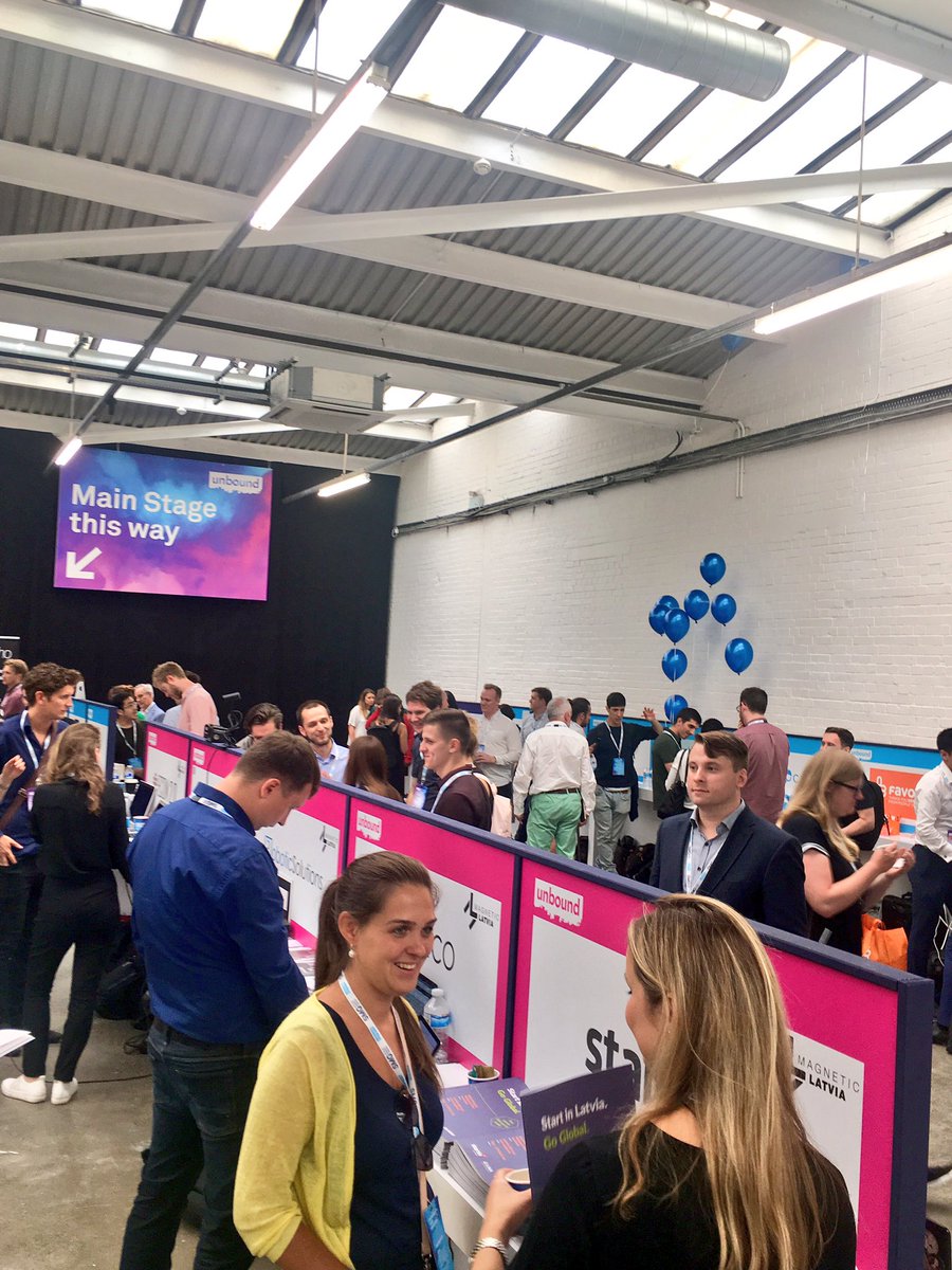 LIAA_uk's tweet photo. Day 1 @unboundglobal London! Come &amp; say 👋🏽 to Latvian 🇱🇻 startups stands 56-60 / 70-74 #unboundLDN #startinlatvia https://t.co/JXrgRWV7gu