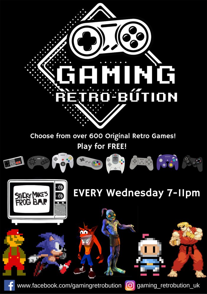 StickyMikes's tweet photo. #GamingRetrobution
A HUGE selection of #retro #consoles &amp; #games to play completely FREE! Pick &amp; choose from over 500 games &amp; 8 consoles https://t.co/47pvMsTyj7