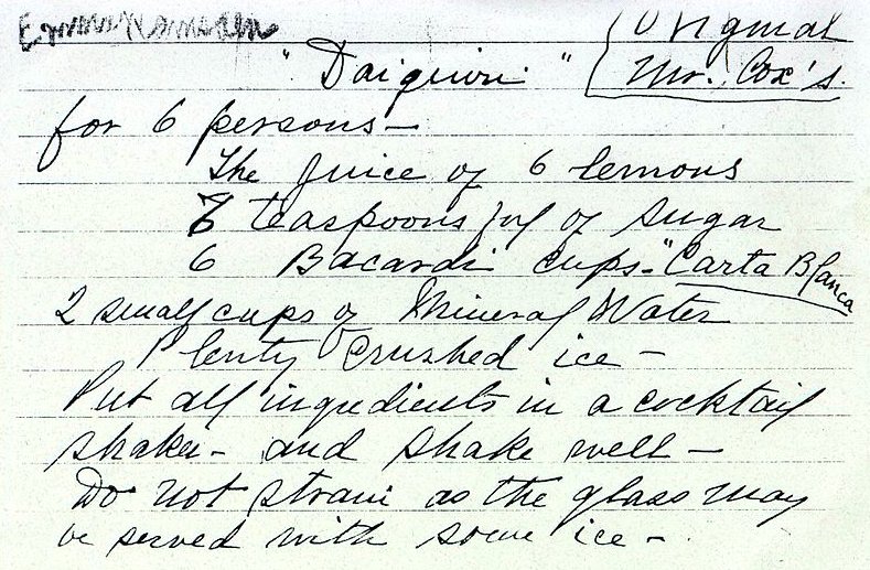 HAPPY NATIONAL DAIQUIRI DAY! Today we say cheers to Jennings Stockton Cox for creating this awesome drink! #daiqueri #cocktail #mixology
