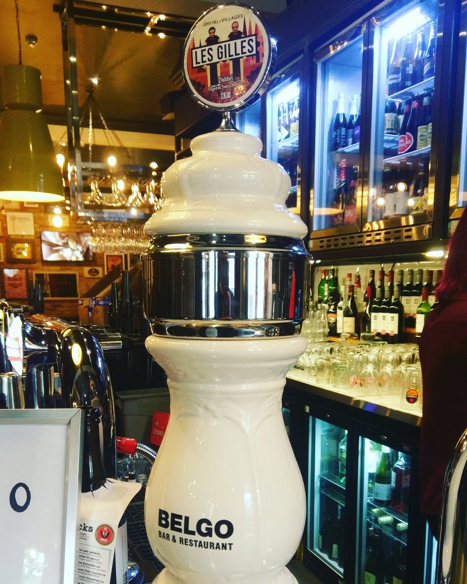 New ceramic #craftbeer font installed at #nottingham <a href="/belgorestaurant/">Belgo Restaurants</a> pouring Les Gilles <a href="/VillagesBrewery/">Villages Brewery</a> &amp; <a href="/GipsyHillBrew/">Gipsy Hill Brewing Co.</a> #collaboration
