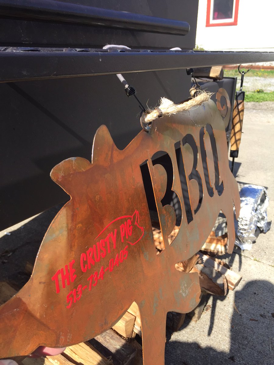 The Crusty Pig will be here today. Brewery opens at 3. But he will have lunch available at 11