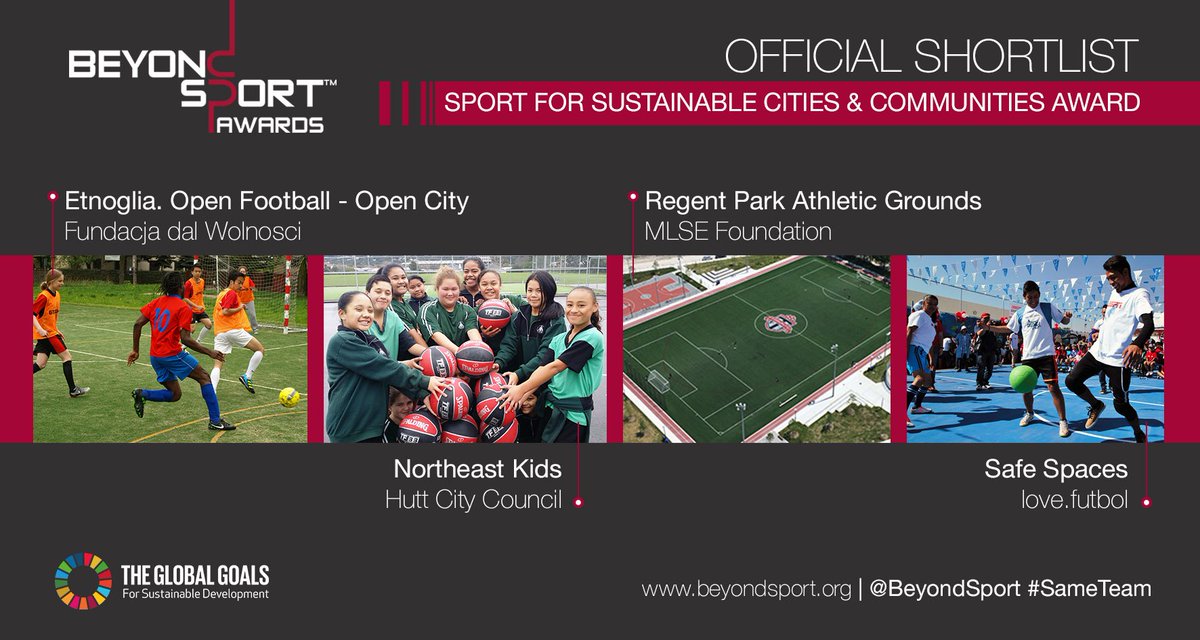 BeyondSport's tweet photo. Sustainability is key to the longevity of sport for development projects @lovefutbol @HuttCityCouncil Etnoliga and @MLSEFoundation #SameTeam https://t.co/L4HOev7YZJ
