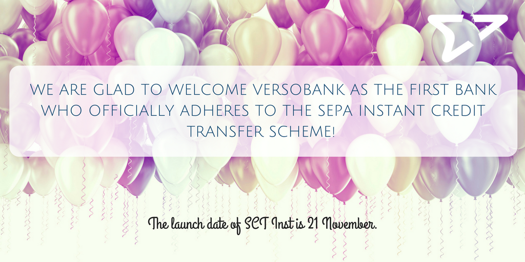 EPC_SEPA's tweet photo. Estonian bank @Versobank is the very first one to be listed in the #SCTInst Register of Participants! 
https://t.co/zjxhqWd2yL https://t.co/1zQmzO0USS