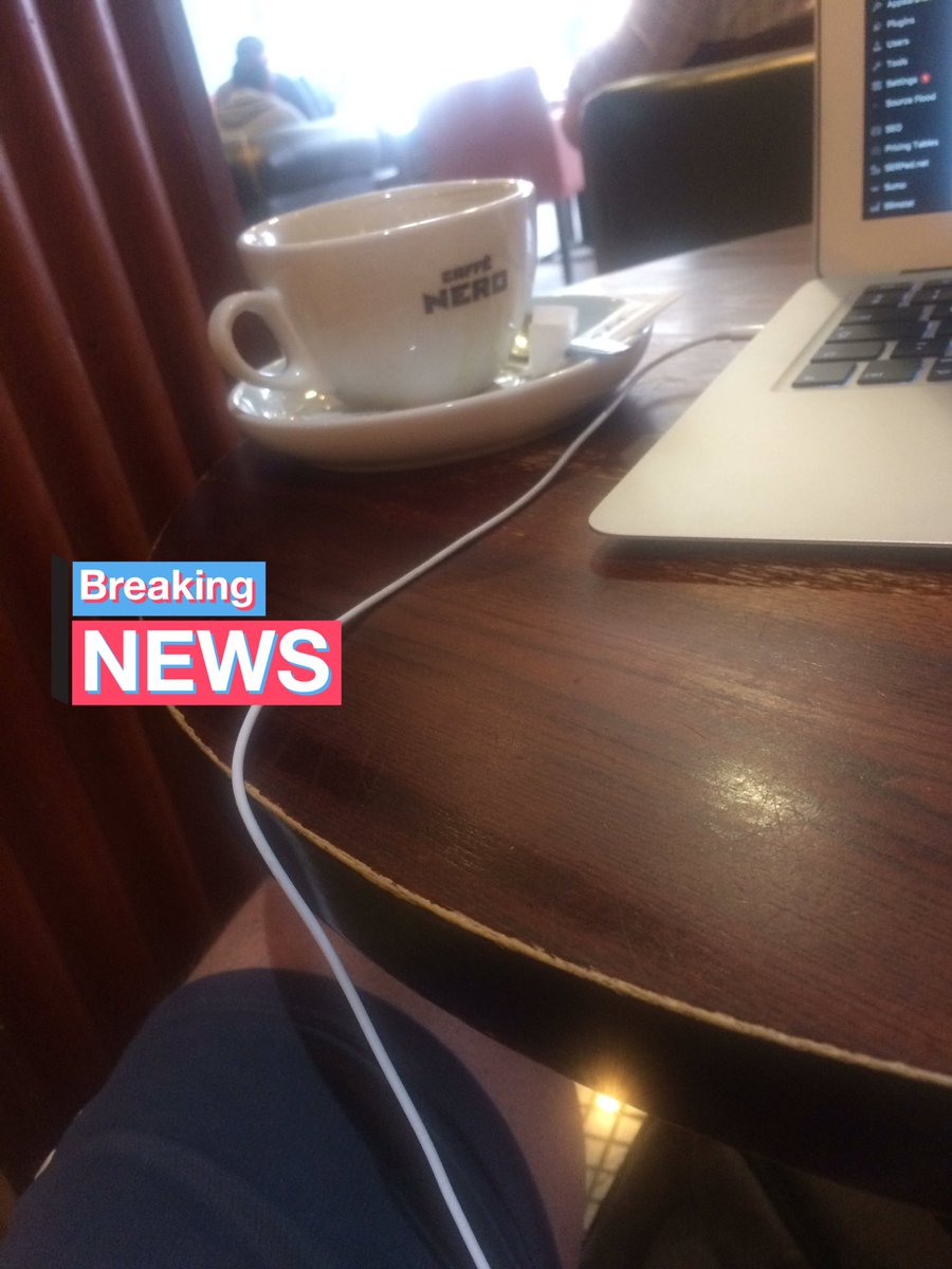 Gobbleseo's tweet photo. On the hunt for wifi #CaffeNero #SEO https://t.co/f5XENM60qY